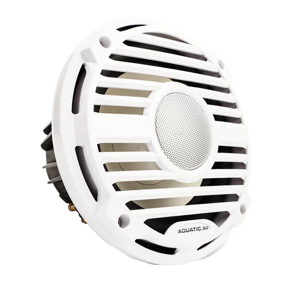 Aquatic AV PRO Sport 10 - Inch RGB Subwoofer - White for Marine and Car Audio - PC310 - Anchor Express