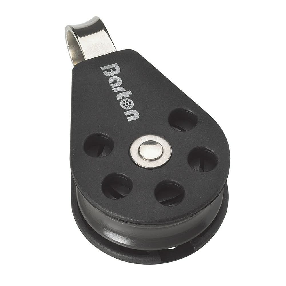 Barton Marine Size 3 45mm Plain Bearing Pulley Block Single With Fixed Eye - Anchor Express