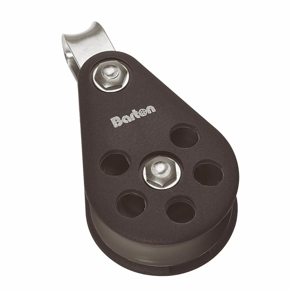 Barton Size 5 54mm Plain Bearing Pulley Block Single Block Fixed Eye - Anchor Express