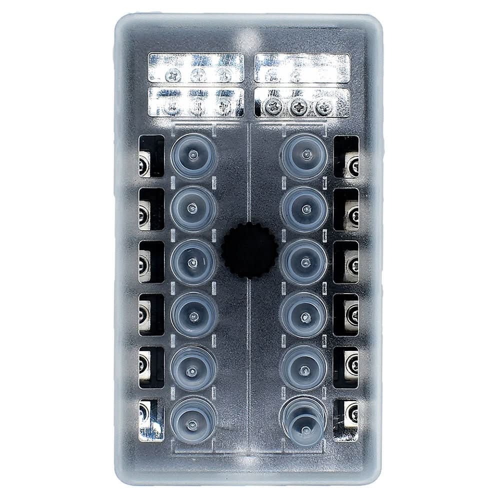 Bluewater 12 - Position Beaker Block with Cover * Marine - Grade Circuit Breaker Panel - 3200 - 2001 - 012 - Anchor Express