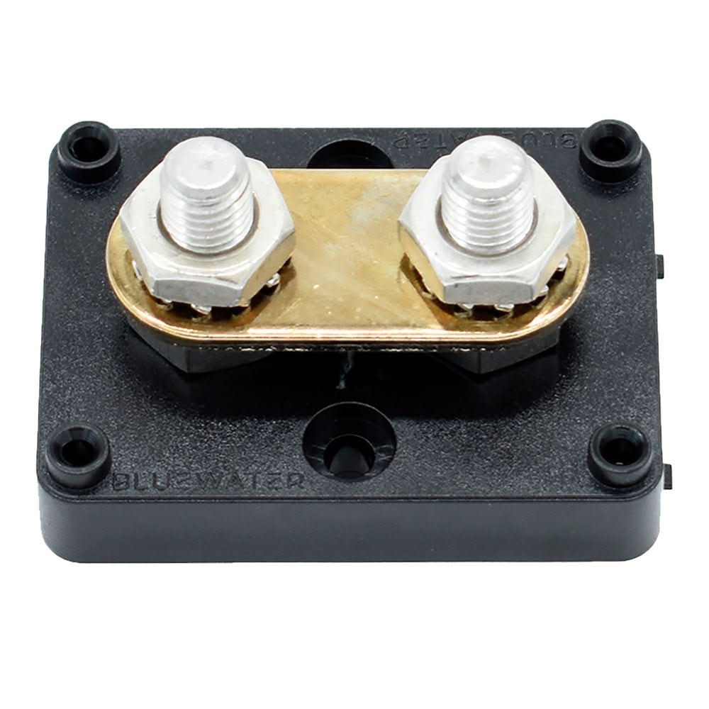 Bluewater 3/8 inch Dual Stud Copper Busbar Link for High Current Electrical Connections - 312311 - A - 024 - Anchor Express