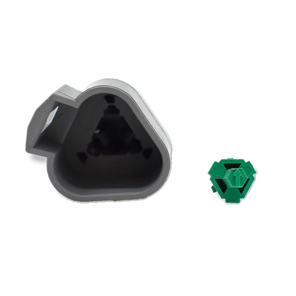 Bluewater DT04 - 3P 3 - Position Male Deutsch Connector with Wedge Lock - DT04 - 3P - Anchor Express