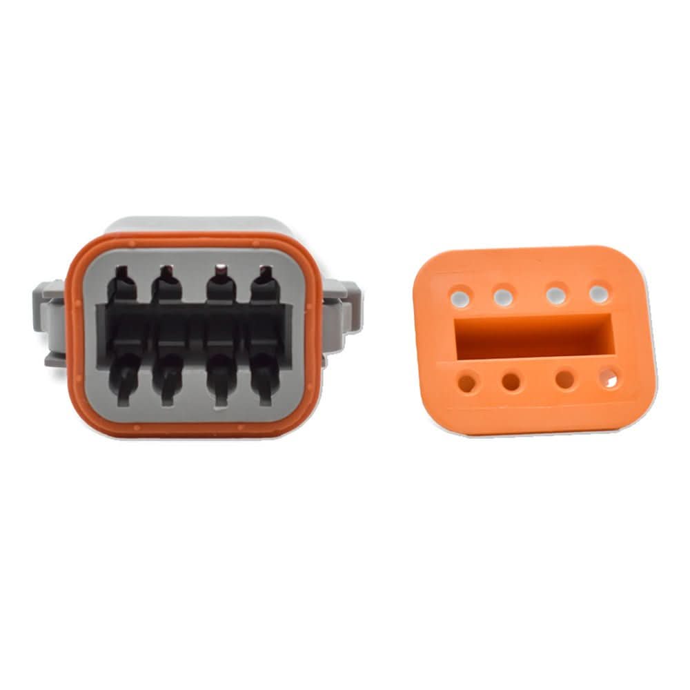 Bluewater DT06 - 08SA 8 - Position Female Deutsch Connector with Wedge Lock - DT06 - 08SA - Anchor Express