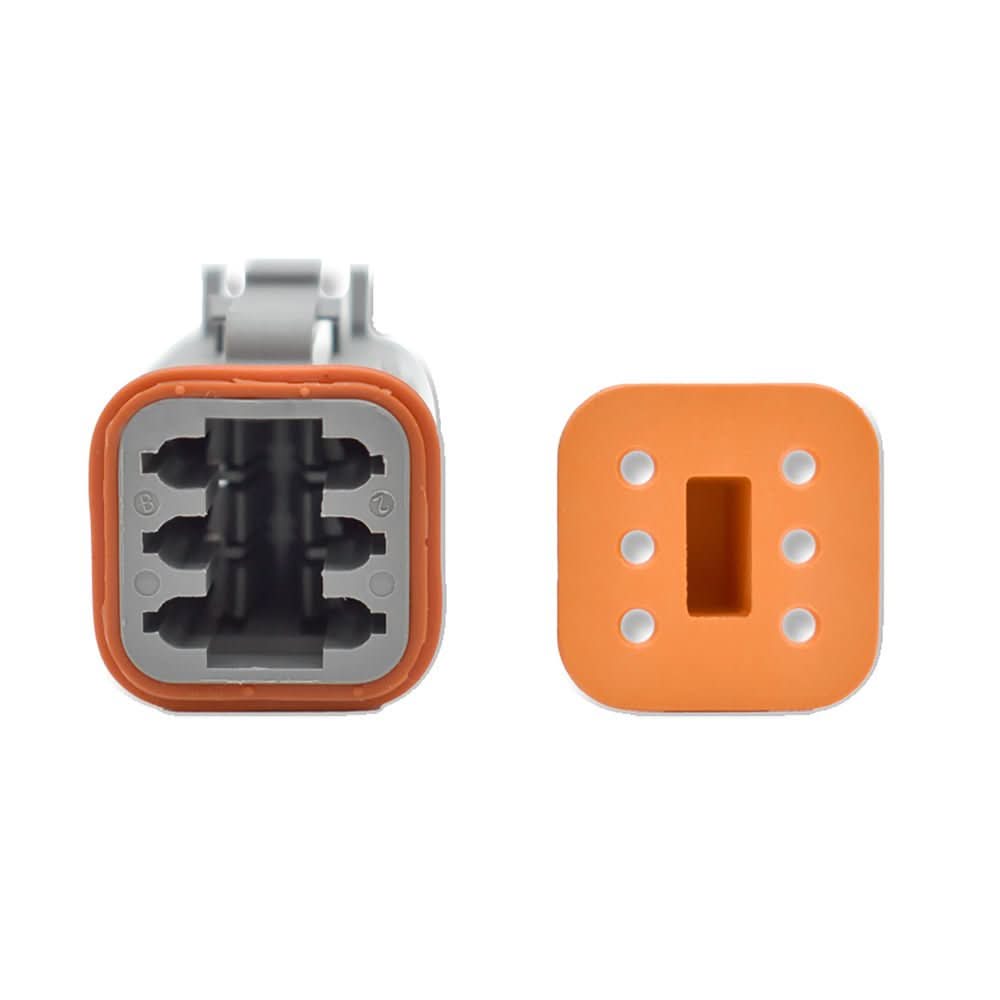 Bluewater DT06 - 6S 6 - Position Female Deutsch Connector with Wedge Lock - DT06 - 6S - Anchor Express