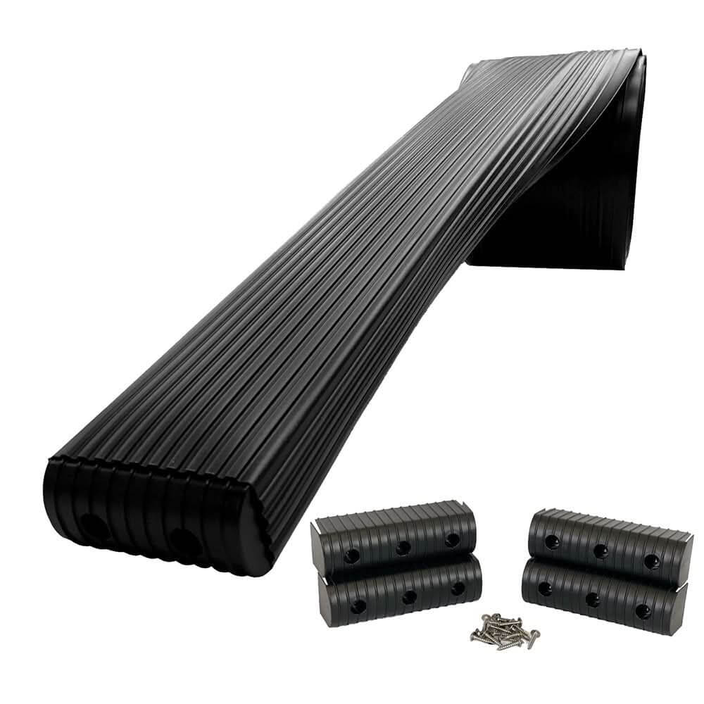 Caliber BunkWrap Kit - Black 24 ft x 2 in x 6 in Roll with Stainless Steel Hardware - 23056 - BK - Anchor Express