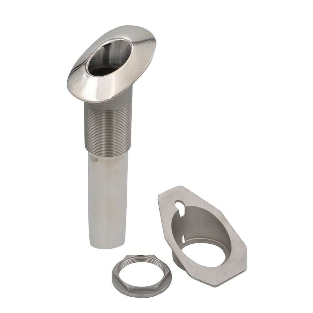 C.E. Smith 53678 screwless flush mount rod holder with 30-degree tilt and black liner
