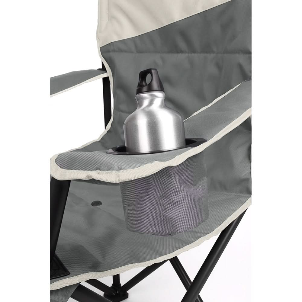 Coleman Big & Tall Quad Camping Chair in Grey - Heavy Duty Support for Up to 600 lbs - 2178363 - Anchor Express