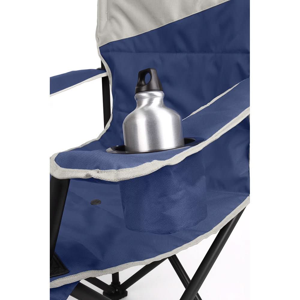 Coleman Big & Tall Quad Camping Chair Skyfall Blue * Heavy Duty Support and Comfort - 2174440 - Anchor Express