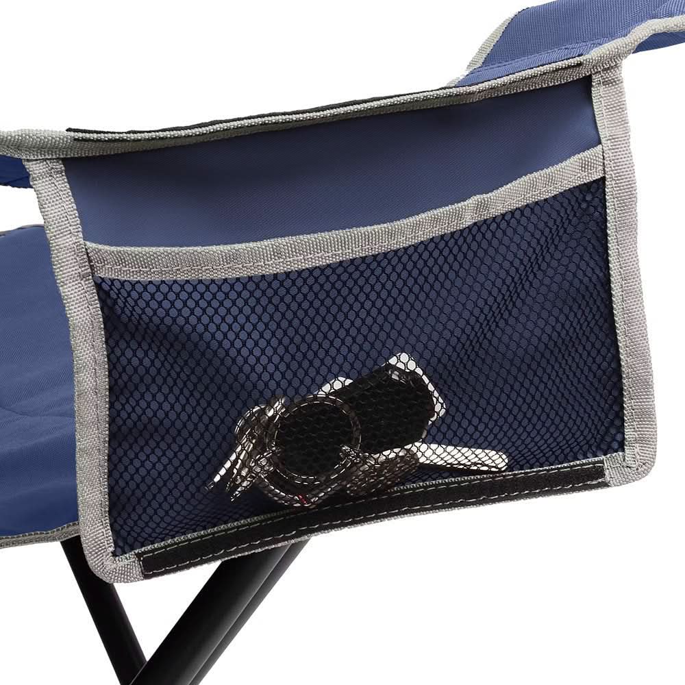 Coleman Big & Tall Quad Camping Chair Skyfall Blue * Heavy Duty Support and Comfort - 2174440 - Anchor Express