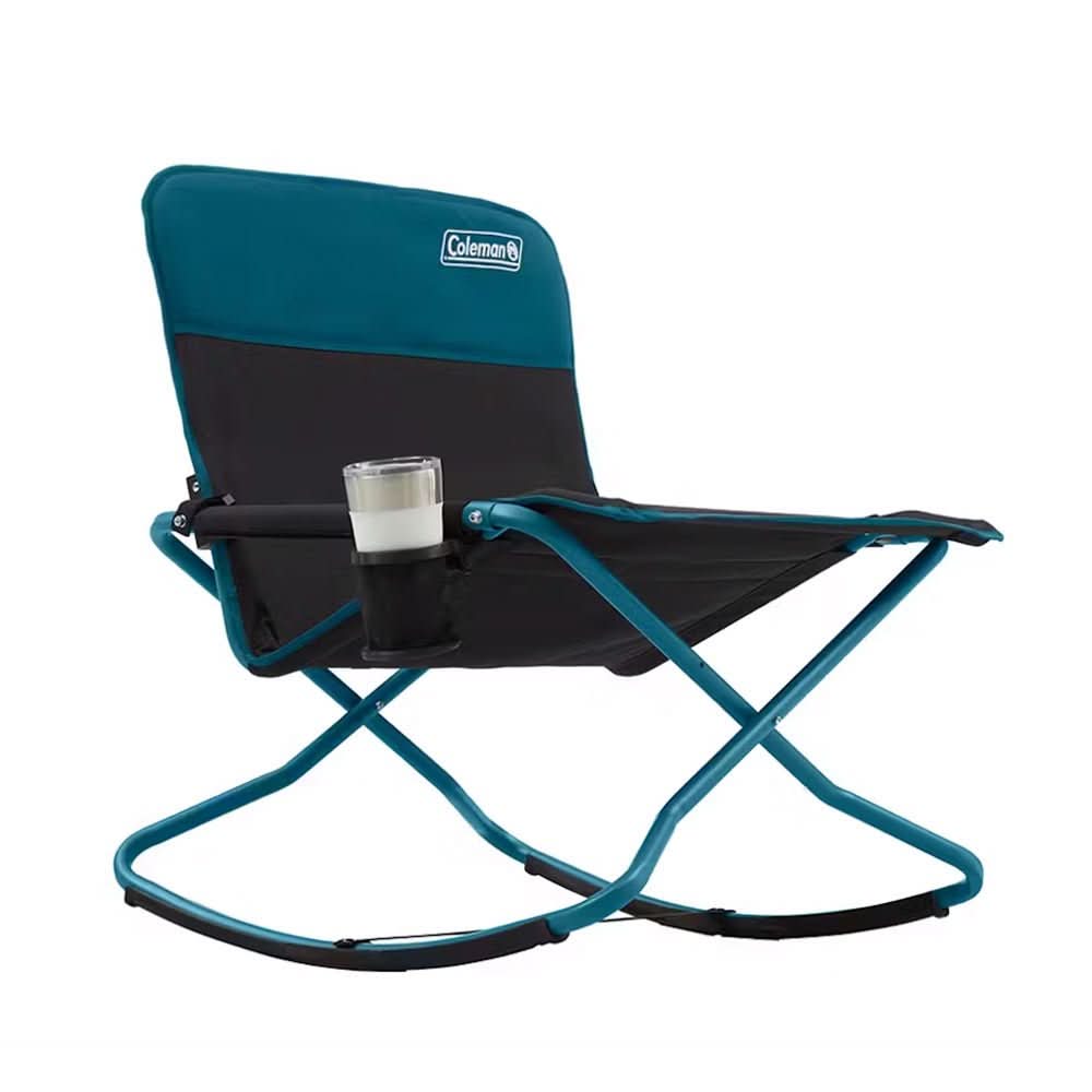 Coleman Cross Rocker Outdoor Rocking Chair - Ocean - 2156592 - Anchor Express