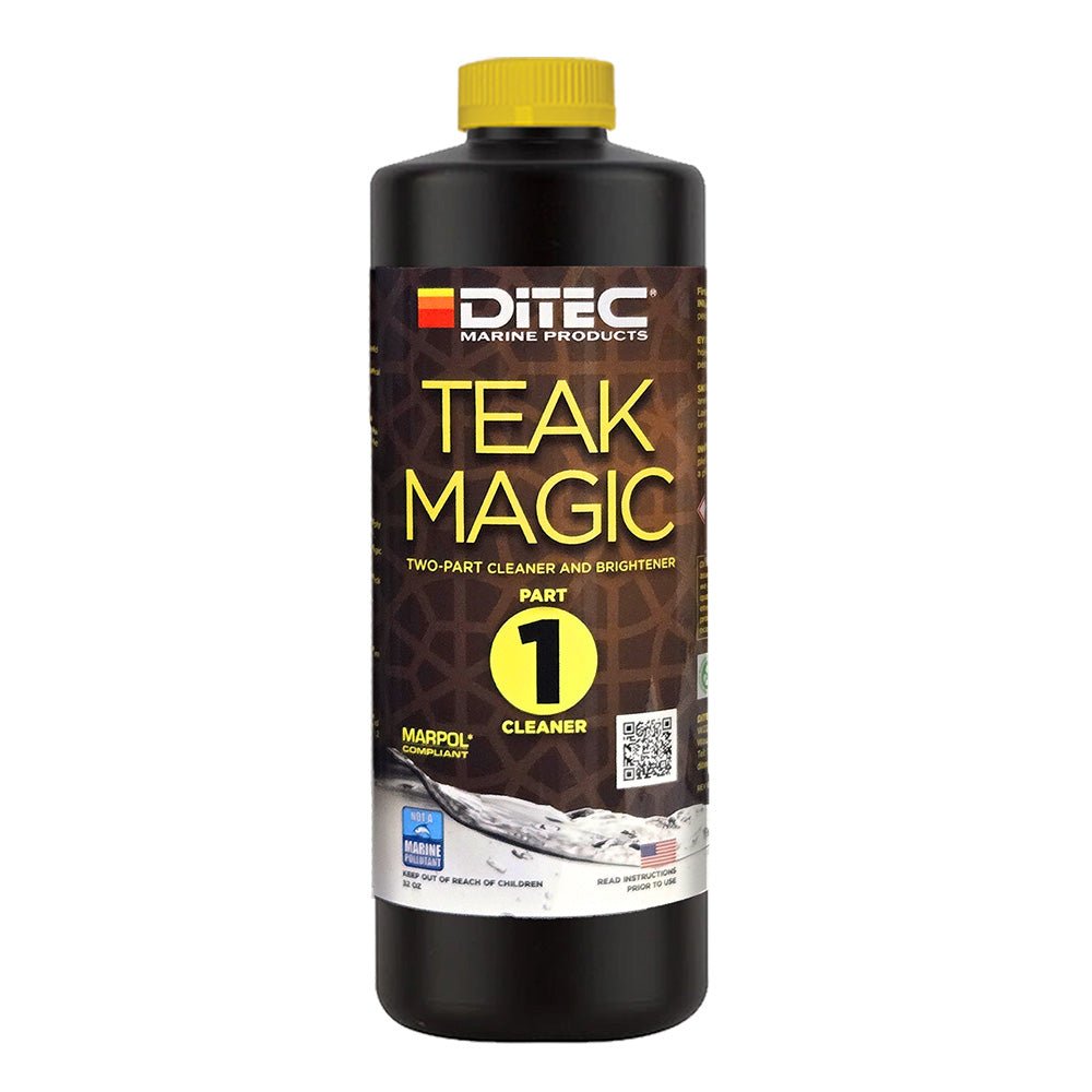 DiTEC Marine Products Teak Magic Part 1 - 32oz for Bright, Natural Teak Restoration - TC - MGQT - PRT1 - Anchor Express