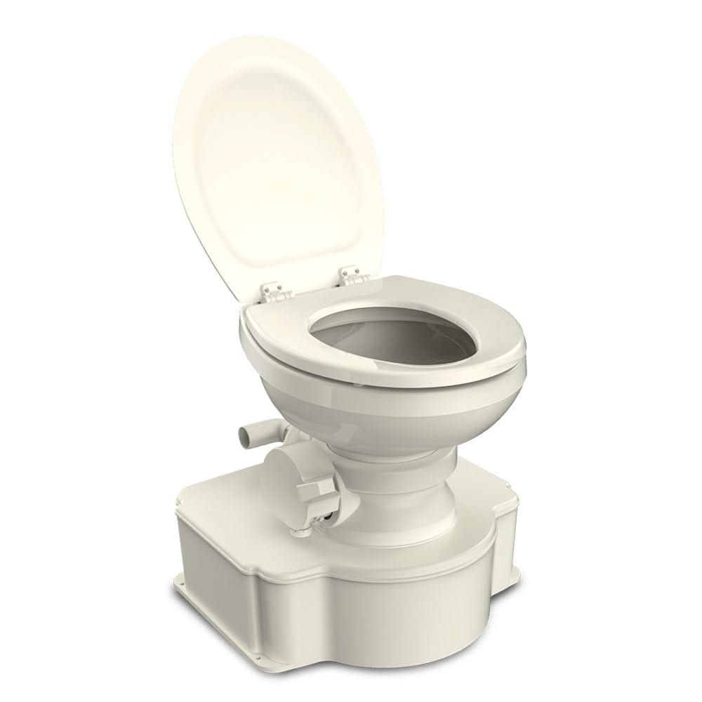 Dometic Bone M65 Marine Gravity Toilet - Elongated Seat Size w/Foot Pedal - Anchor Express