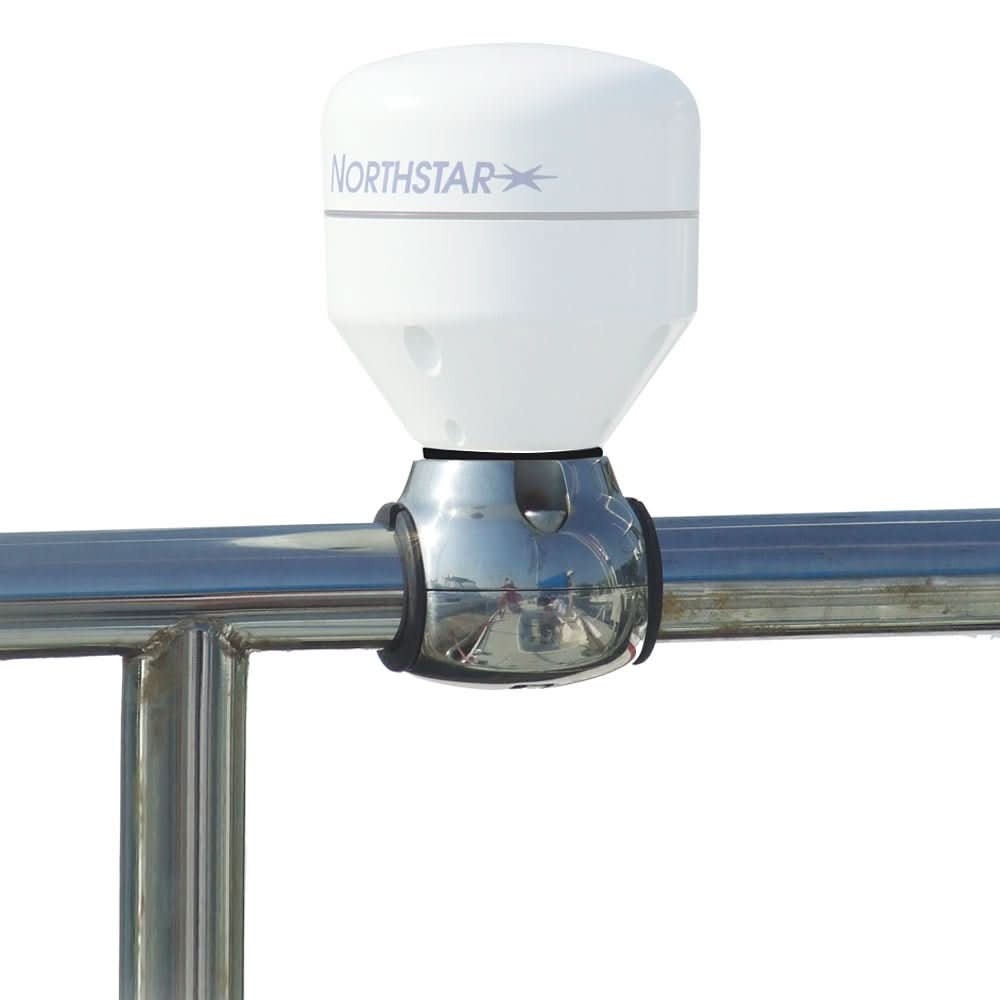 Edson Marine Stainless Steel GPS Antenna Rail Mount - Fits 1 to 1 - 1/4 Inch Rails and 1 Inch - 14 Threads - 831ST - 1 - 14 - Anchor Express