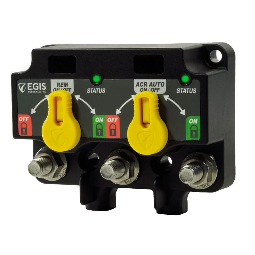 Egis Mobile Electric Dual XD Flex 2 Relay with Knobs - Automatic Charge Relay (ACR) - 8820 - 1530 - Anchor Express