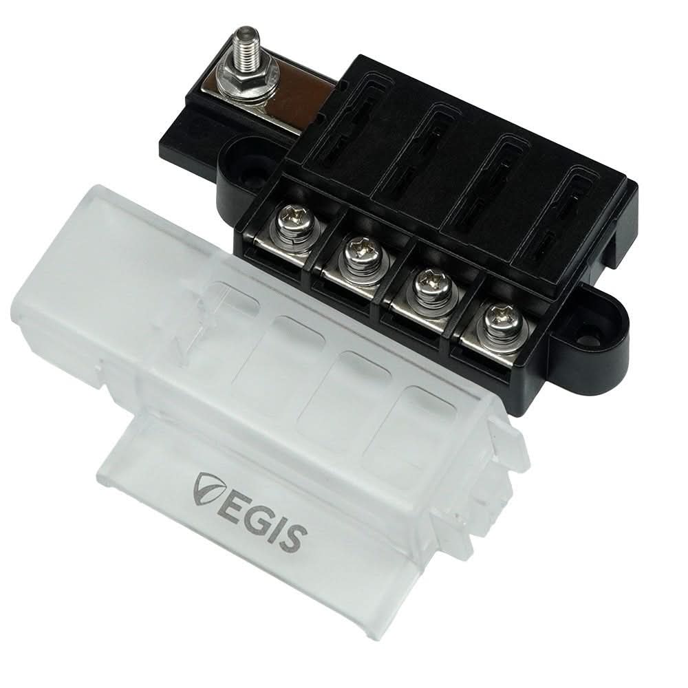 Egis RT Fuse Block - 4 Circuit w/Cover - Anchor Express
