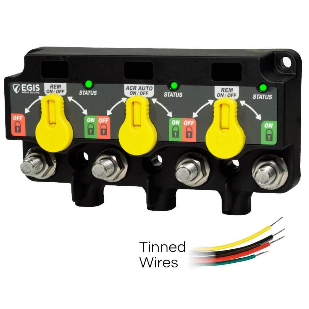 Egis XD Series Triple Flex 2 Relay - ACR - Relay w/Knobs & Tinned Wires - 8730 - 1535 - Anchor Express