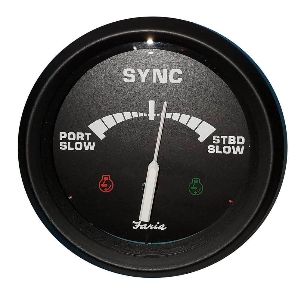 Faria 4" Gauge Engine Synchronizer f/Dual Engines Gas & Diesel - Anchor Express