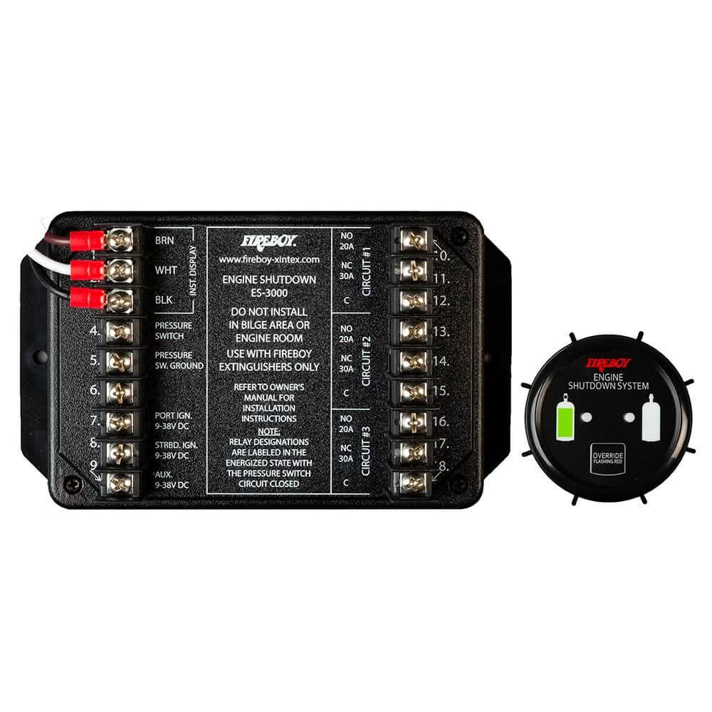 Fireboy - Xintex 3 Circuit Engine Shutdown w/Square Display - ELS - 3510 - 02 - Anchor Express