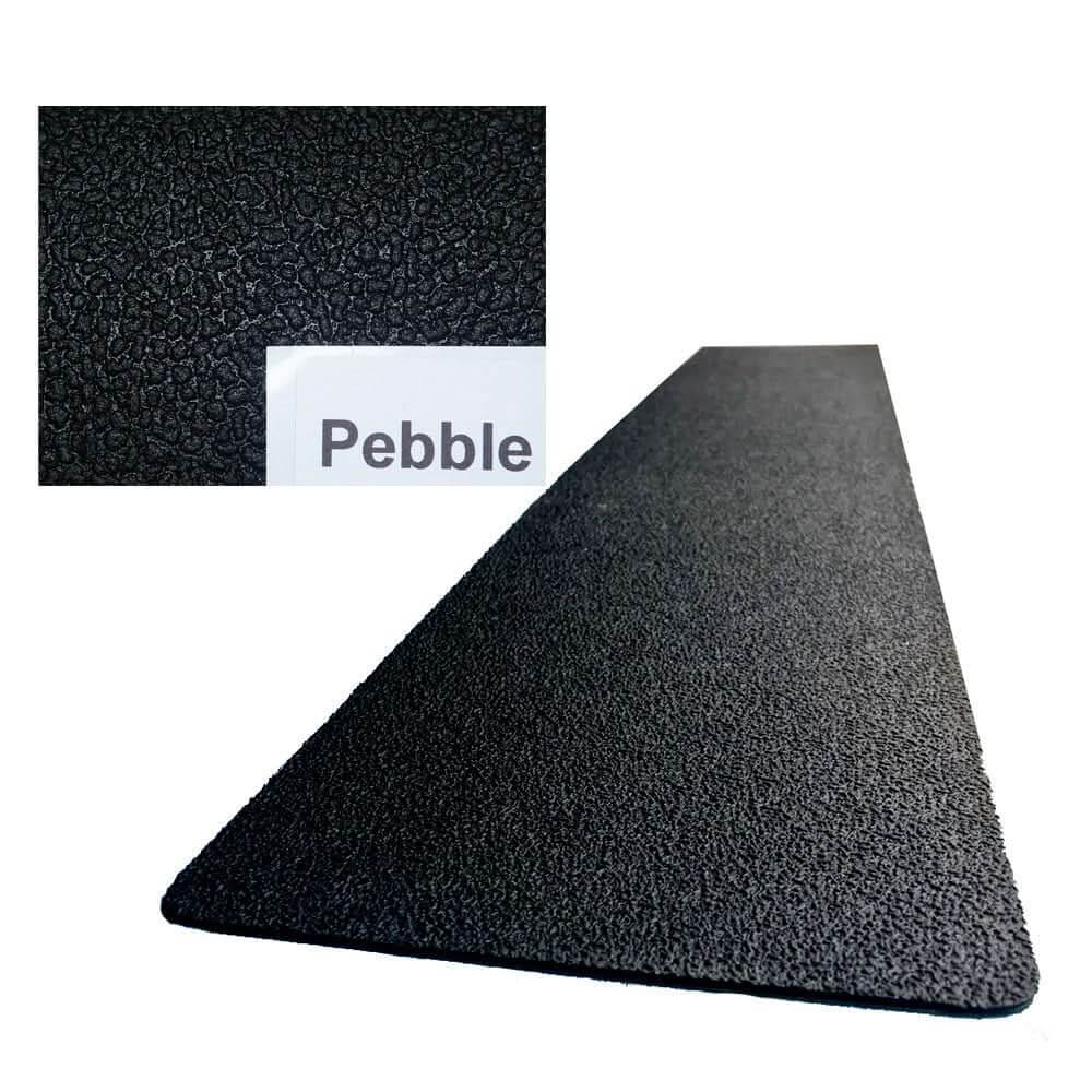 Gator Guards GatorSkinz Non - Skid Step Pad – Black Pebble 16 x 4 inches for Trailers, Boats, and Docks - GSSTEPBLK - PEB - DP - Anchor Express