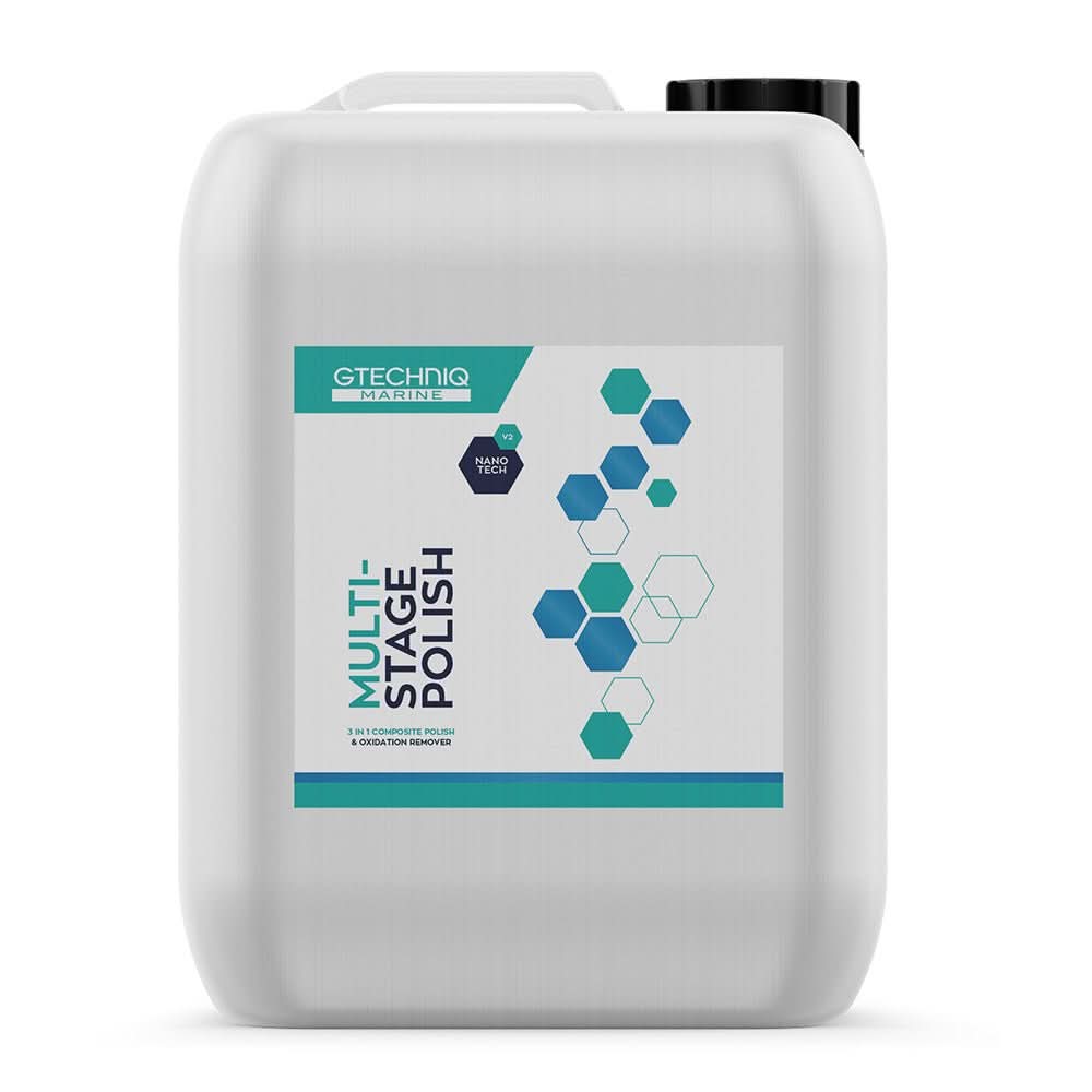 Gtechniq Multi - Stage Polish 5L - High - Gloss Surface Refinement for Boats and Marine Vehicles - Anchor Express