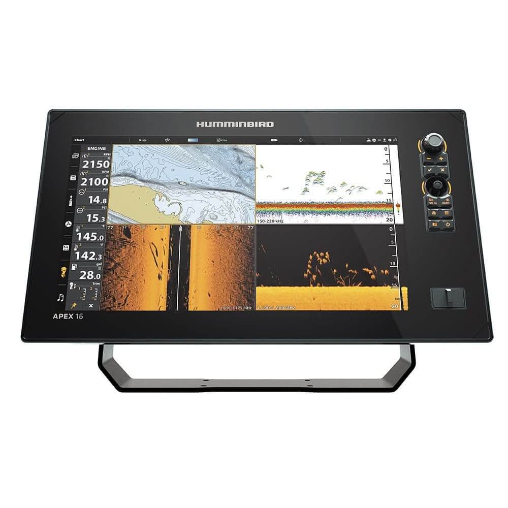 Humminbird APEX 16 VX MSI+ Chartplotter and Fishfinder with Transom Mount Transducer - 411500 - 1VX - Anchor Express