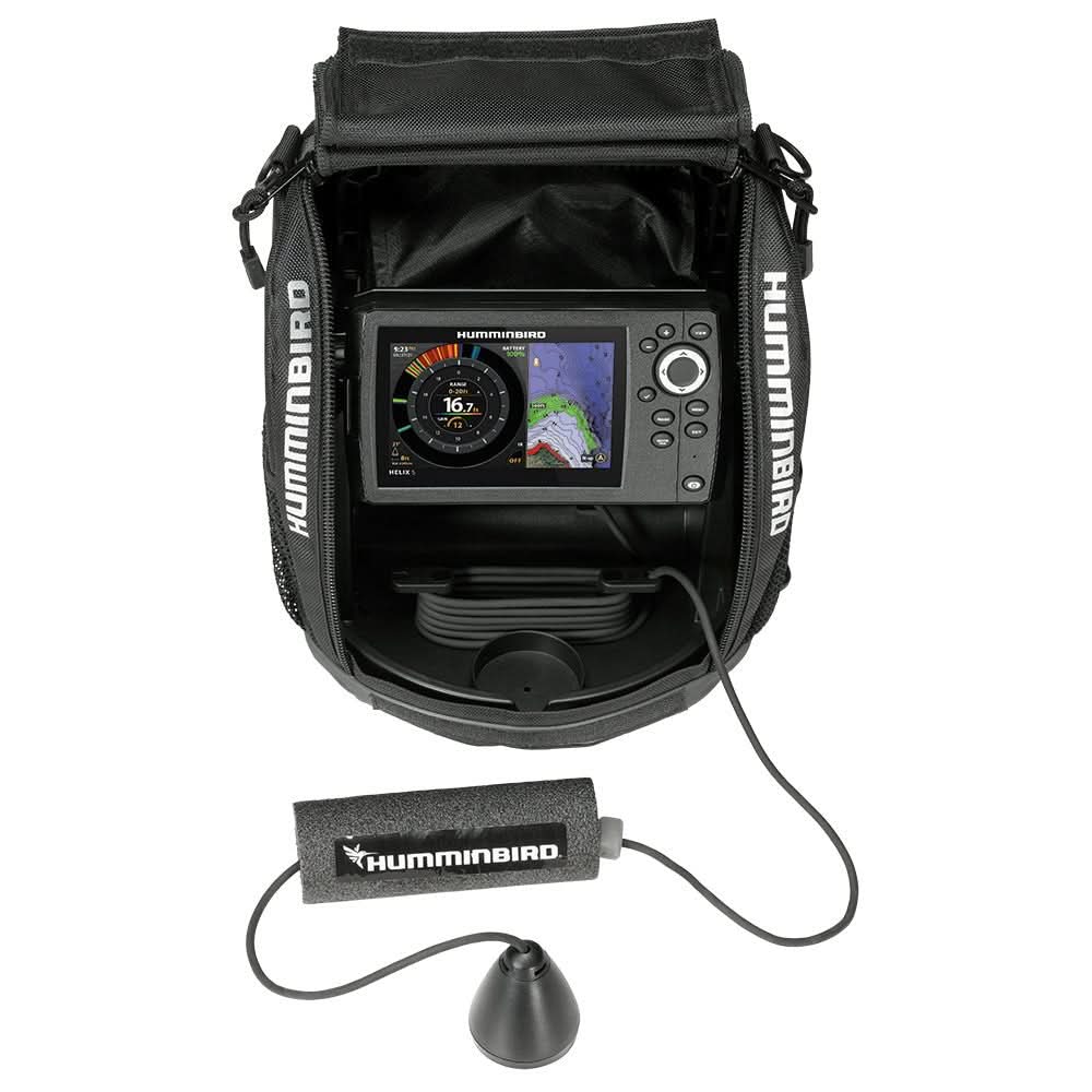 Humminbird ICE HELIX 5 CHIRP GPS G3 All - Season Fish Finder with Dual Spectrum Sonar and Built - in GPS - 411740 - 1 - Anchor Express