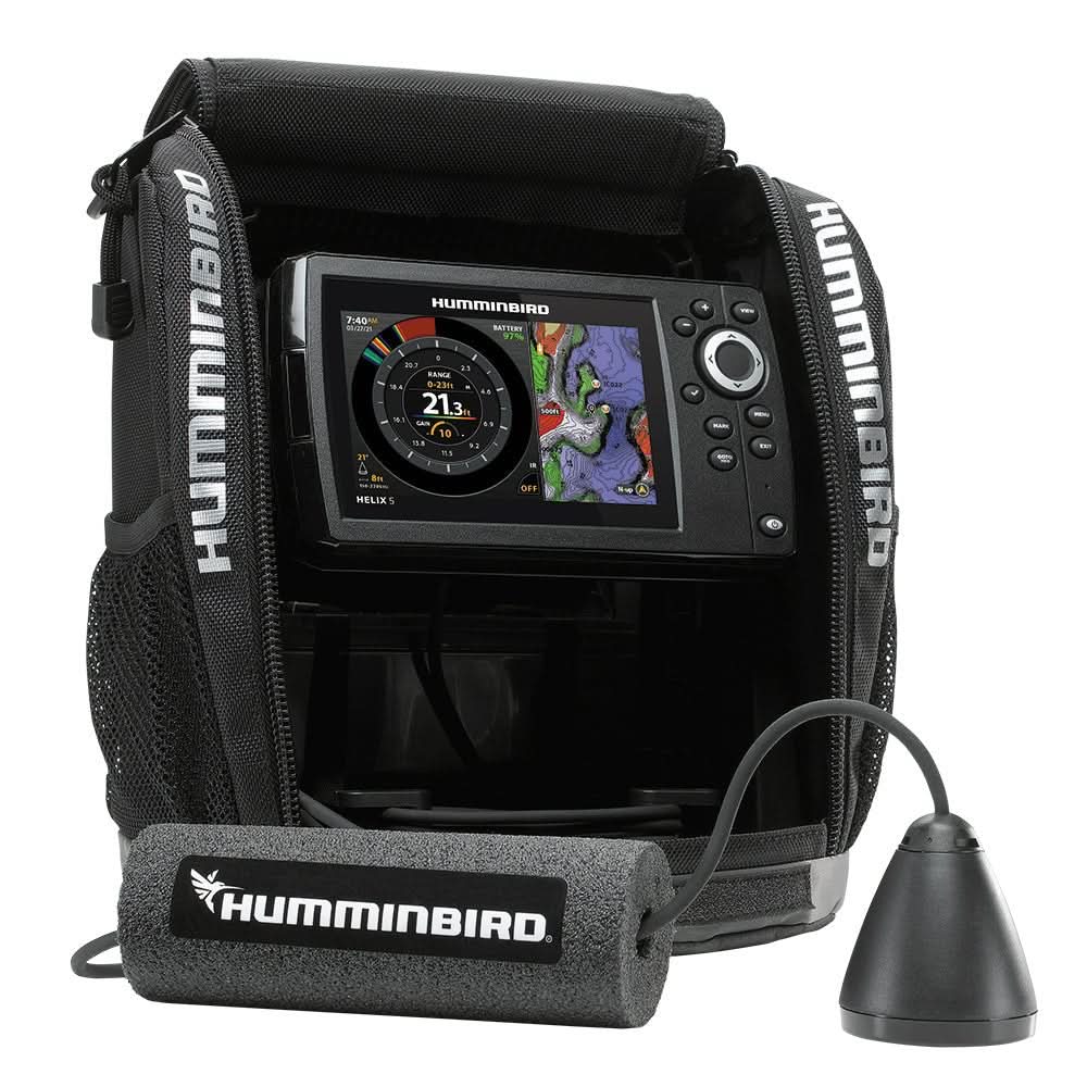 Humminbird ICE Helix 5 CHIRP GPS G3 Fishfinder and Sonar Combo - 411730 - 1 - Anchor Express