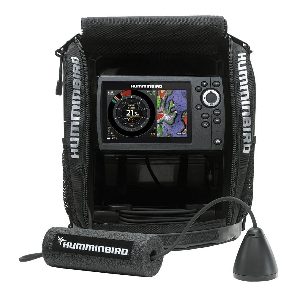 Humminbird ICE Helix 5 CHIRP GPS G3 Fishfinder and Sonar Combo - 411730 - 1 - Anchor Express