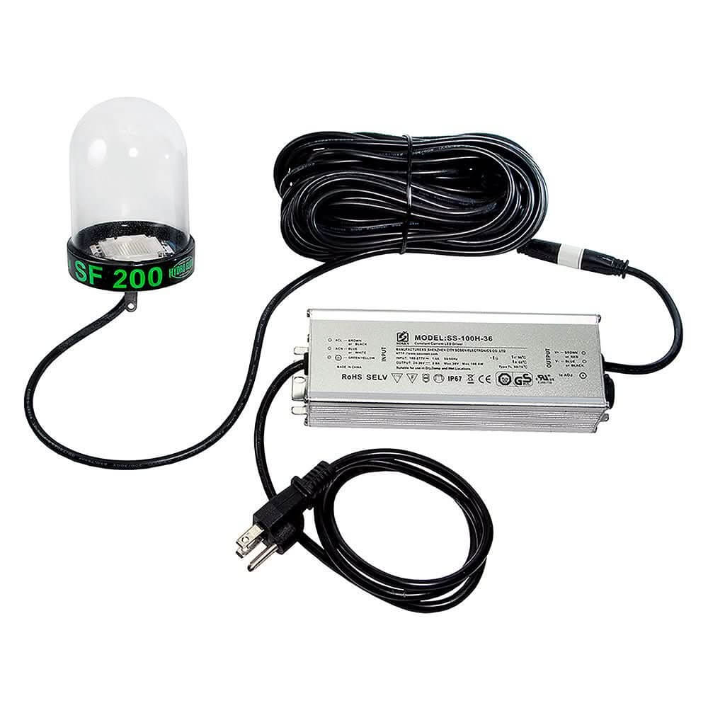 Hydro Glow LED Underwater Dock Light - 200W - 50' Cord - Blue - Anchor Express