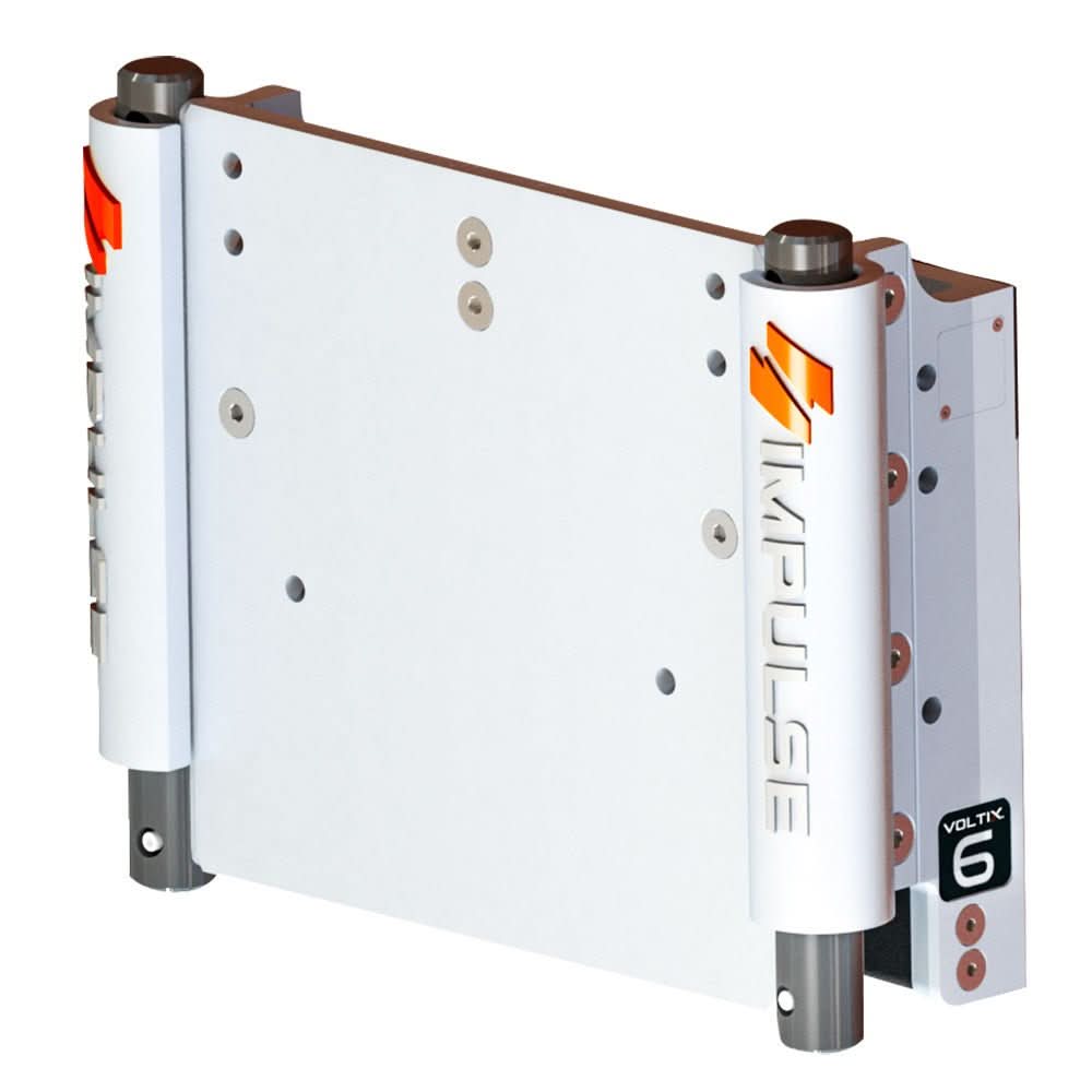 IMPULSE 6" Set Back Electric Jack Plate w/Standard Control - White Cerakote - Anchor Express