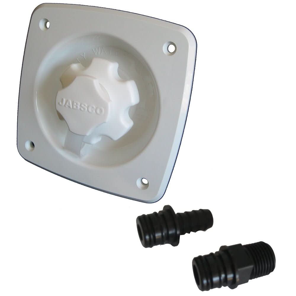 Jabsco Water Pressure Regulator Flush Mount White - Model 44412 - 1045 - 44412 - 1045 - Anchor Express