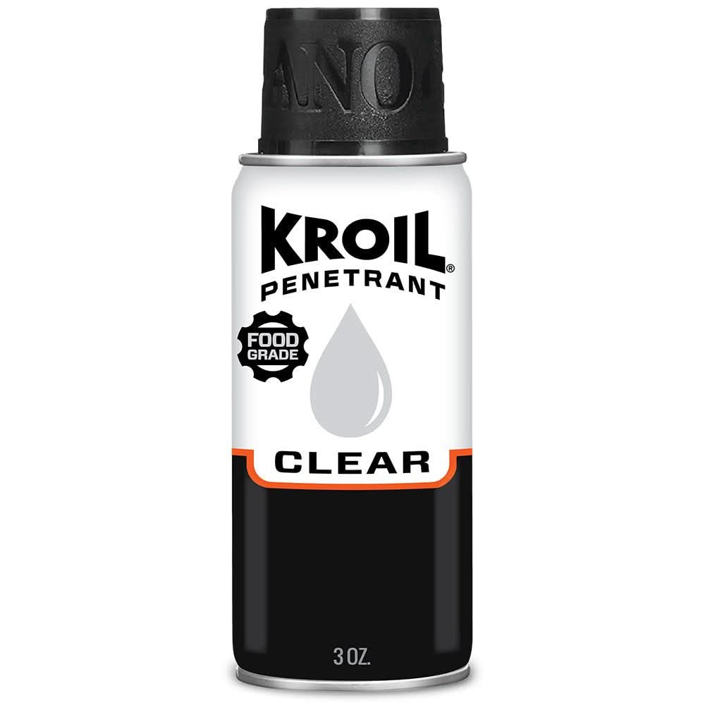 Kroil Clear Food Grade Penetrating Oil - Aerosol - 3oz Can - Anchor Express