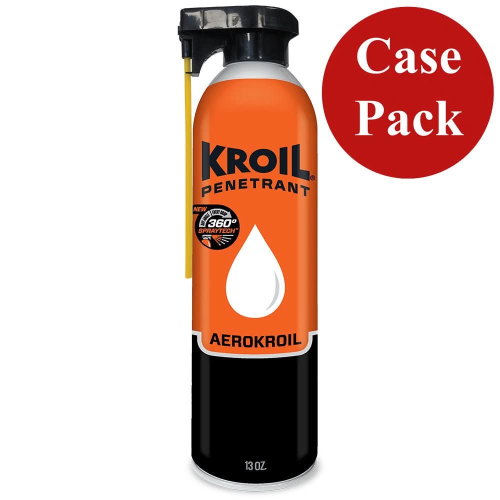 Kroil Original Penetrant - Aerosol - 13oz Can - Aerokroil Formula w/SprayTech™ *Case of 12 - KS132ST - CASE - Anchor Express
