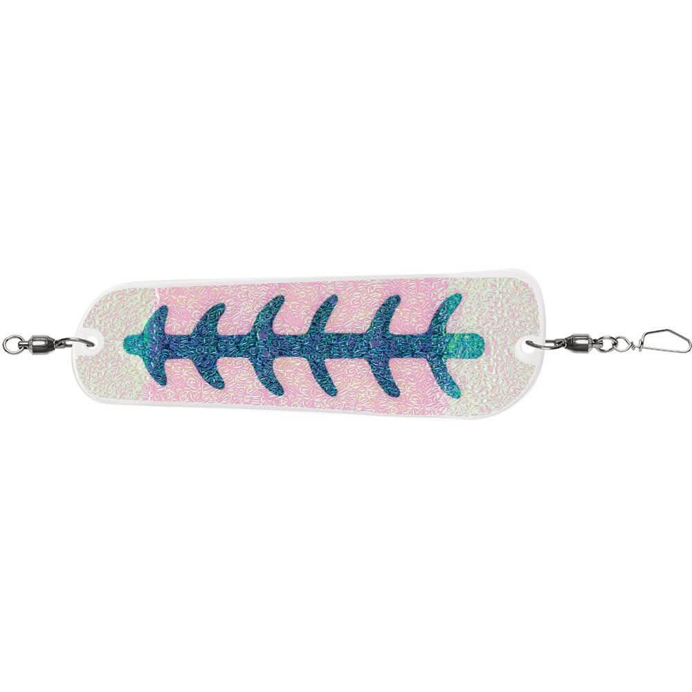 Luhr - Jensen Money Roll Flasher 8 - 1/4 inch Pearl Blue Skeleton - 5860 - 008 - 1760 - Anchor Express