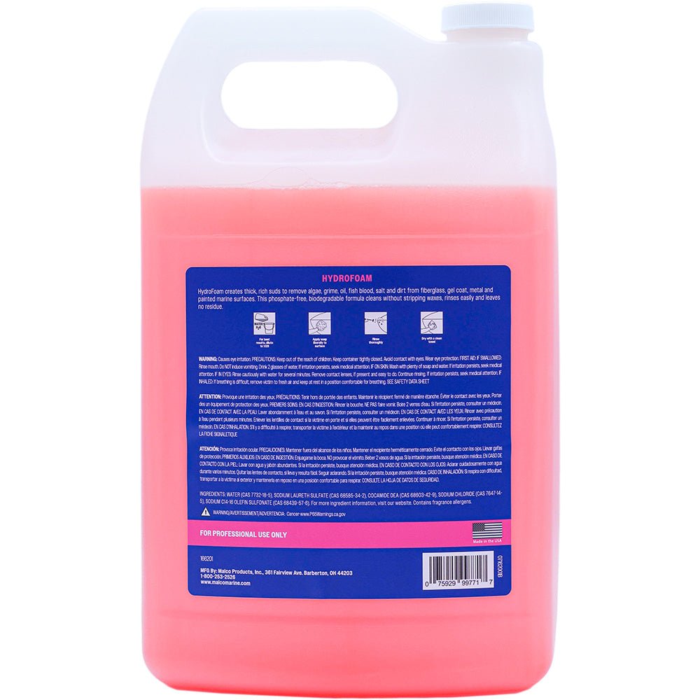 Malco HydroFoam Ultra Concentrated Boat Wash - 1 Gallon - 162001 - Anchor Express