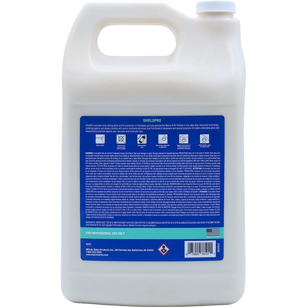 Malco ShieldPro UV Creme Wax 1 Gallon for Marine Fiberglass and Painted Surfaces - 166101 - Anchor Express
