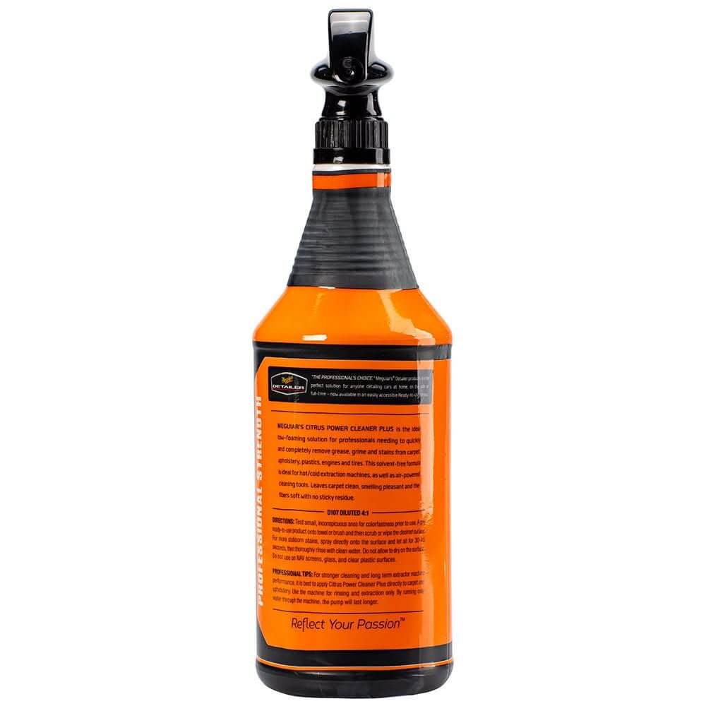 Meguiar's D107 Citrus Power Cleaner Plus 32oz - All - Purpose Interior and Exterior Cleaner - DRTU10732 - Anchor Express
