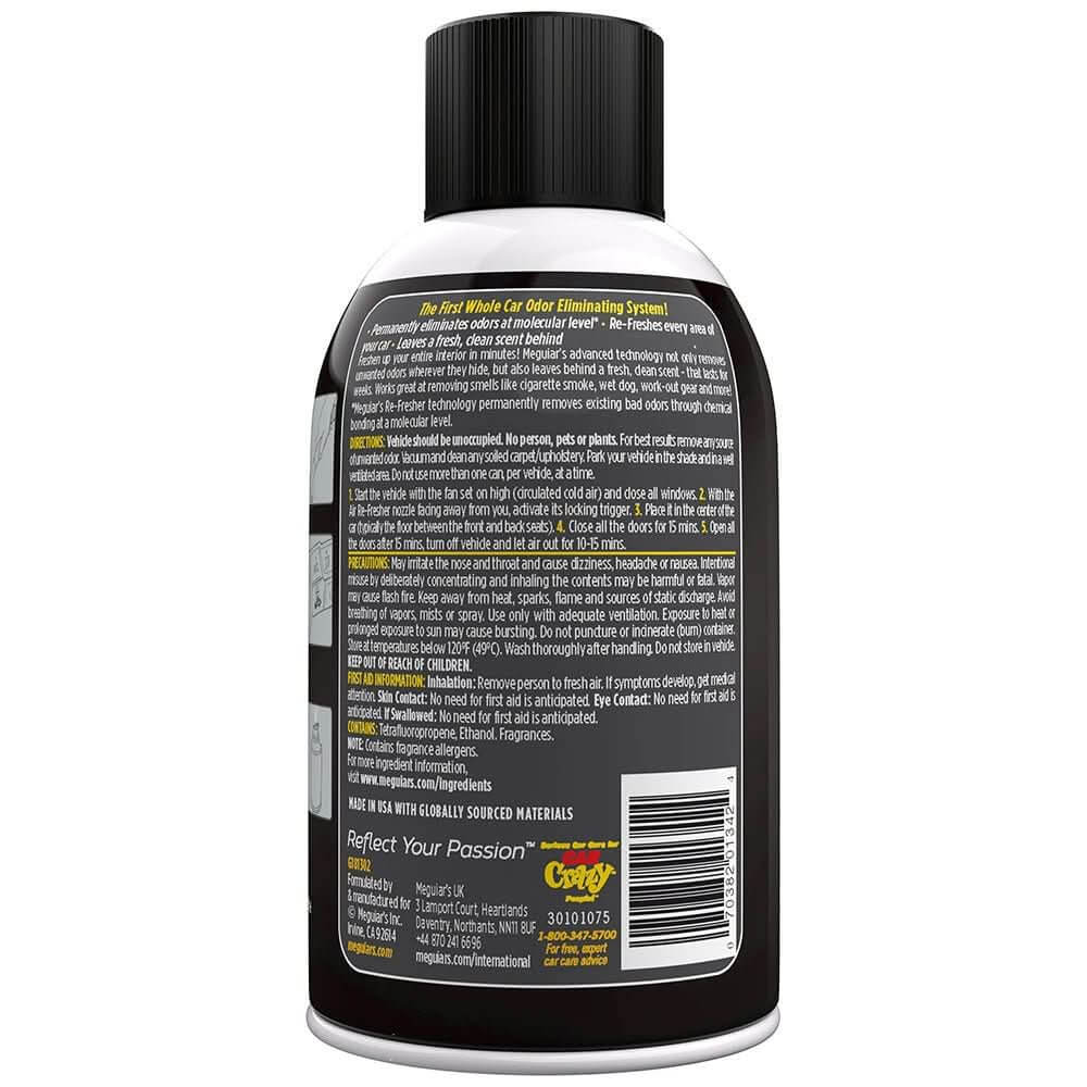 Meguiar's G181302 Whole Car Air Refresher Odor Eliminator with Black Chrome Scent - G181302 - Anchor Express