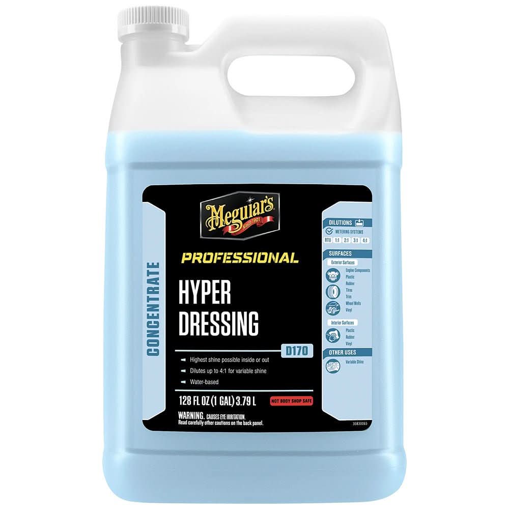 Meguiar's Hyper Dressing 1 Gallon - Versatile Water - Based Dressing for Interior & Exterior Surfaces - D17001 - Anchor Express