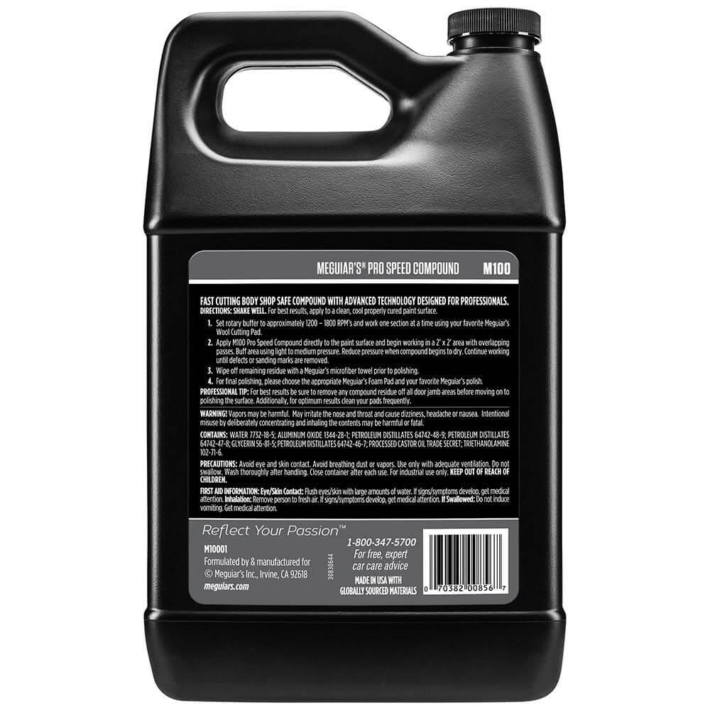 Meguiar's Pro Speed Compound - 1 Gallon for Professional Detailing and Body Shops - M10001 - Anchor Express
