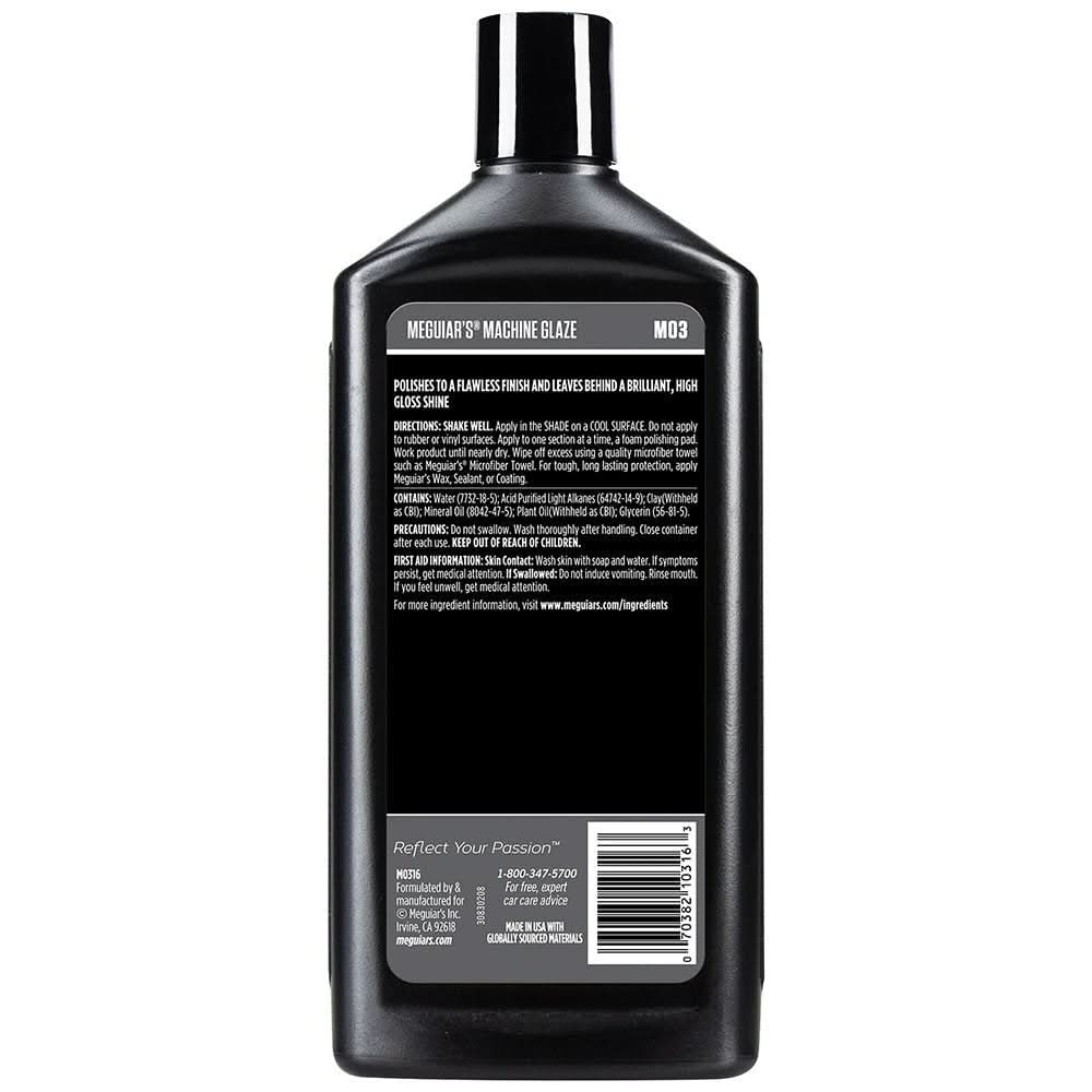 Meguiar's Professional Machine Glaze - 16oz for Restoring Gloss and Shine - M0316 - Anchor Express