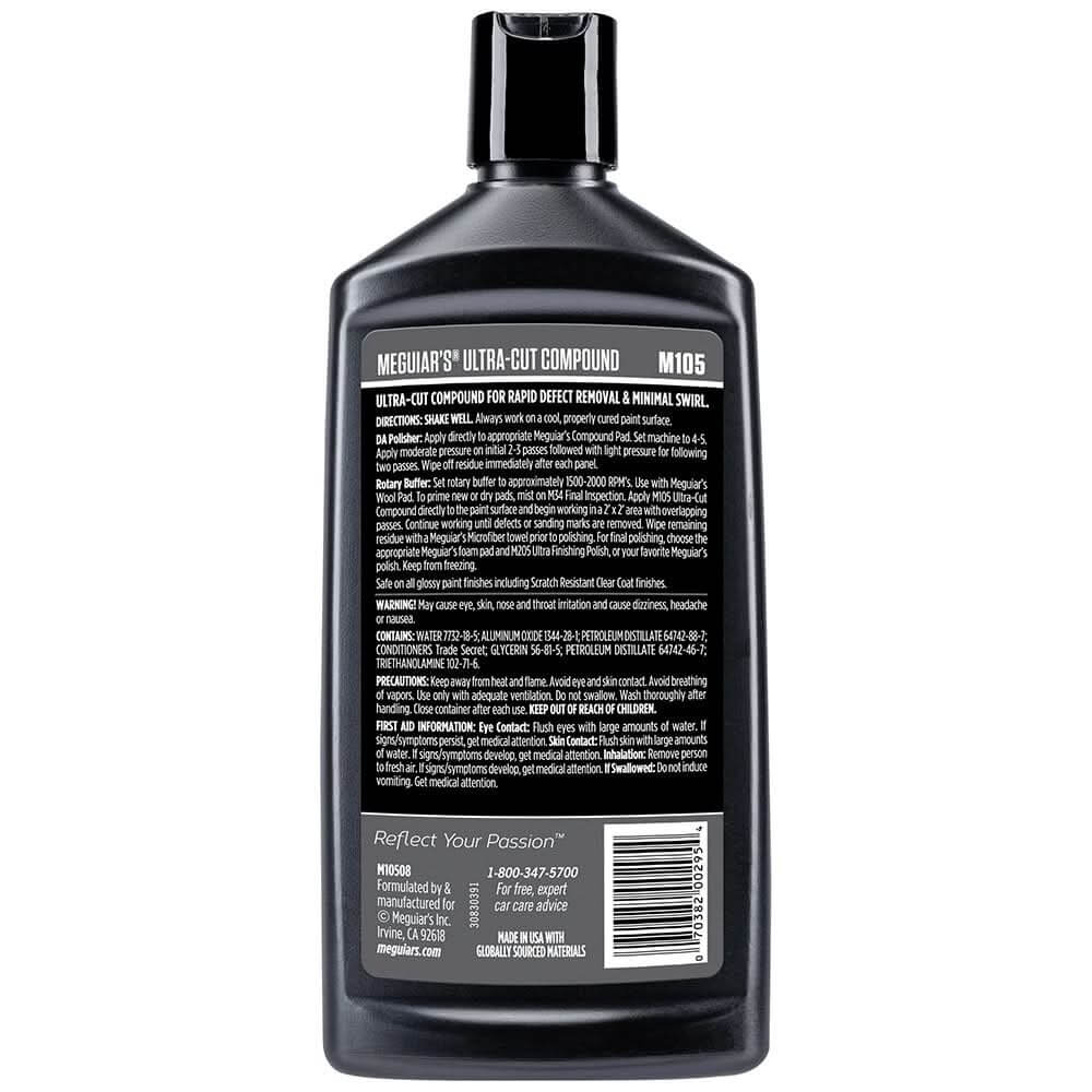 Meguiar's Professional Ultra - Cut Compound 8oz - High - Performance Scratch and Defect Remover - M10508 - Anchor Express