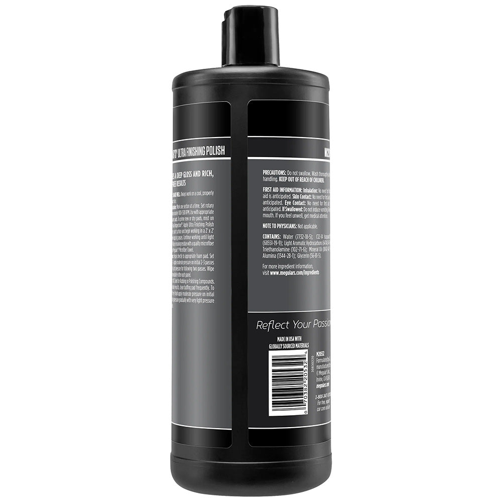 Meguiar's Professional Ultra Finishing Polish 32oz - Deep Gloss & Swirl Removal - M20532 - Anchor Express