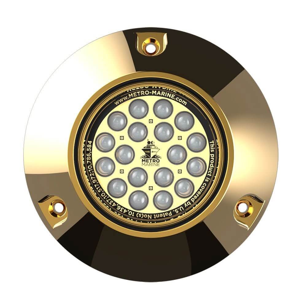 Metro Marine High - Output Submersible Underwater Light w/Intelligent Monochromatic LED's - Aqua, 45° Beam - F - BMR1 - A3 - 45 - Anchor Express