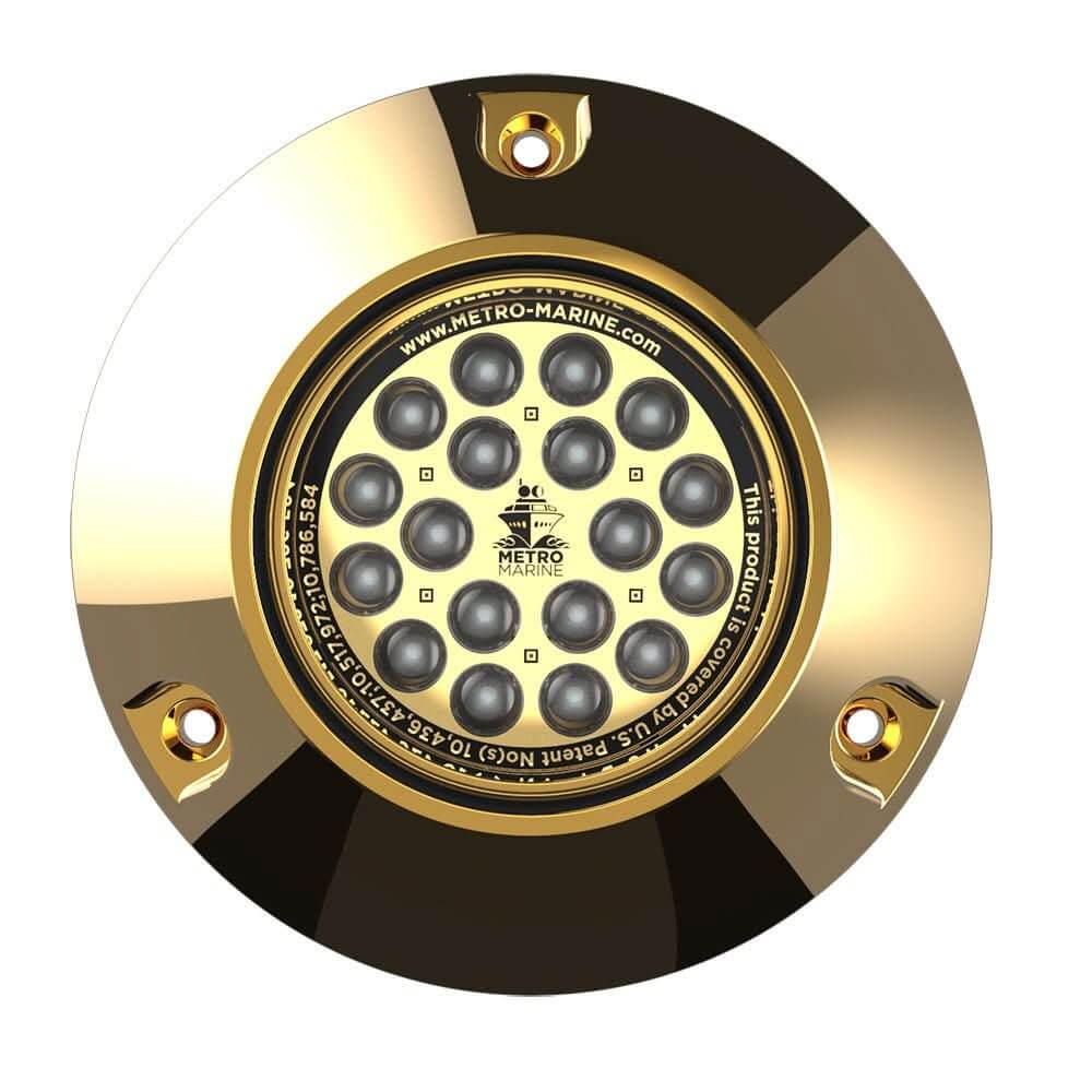 Metro Marine High - Output Submersible Underwater Light w/Intelligent Monochromatic LED's - Blue, 90° Beam - F - BMR1 - B3 - 90 - Anchor Express