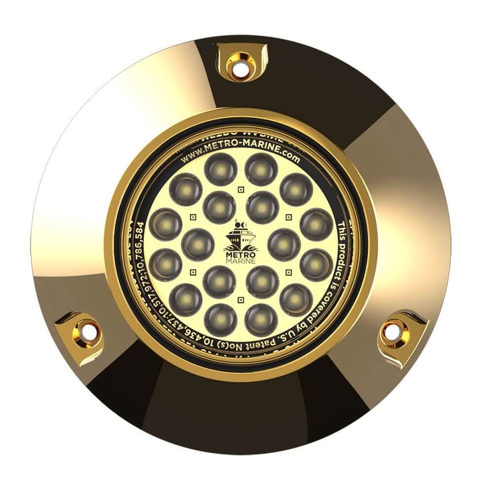 Metro Marine High - Output Submersible Underwater Light w/Intelligent Monochromatic LED's - White, 90° Beam - F - BMR1 - W3 - 90 - Anchor Express