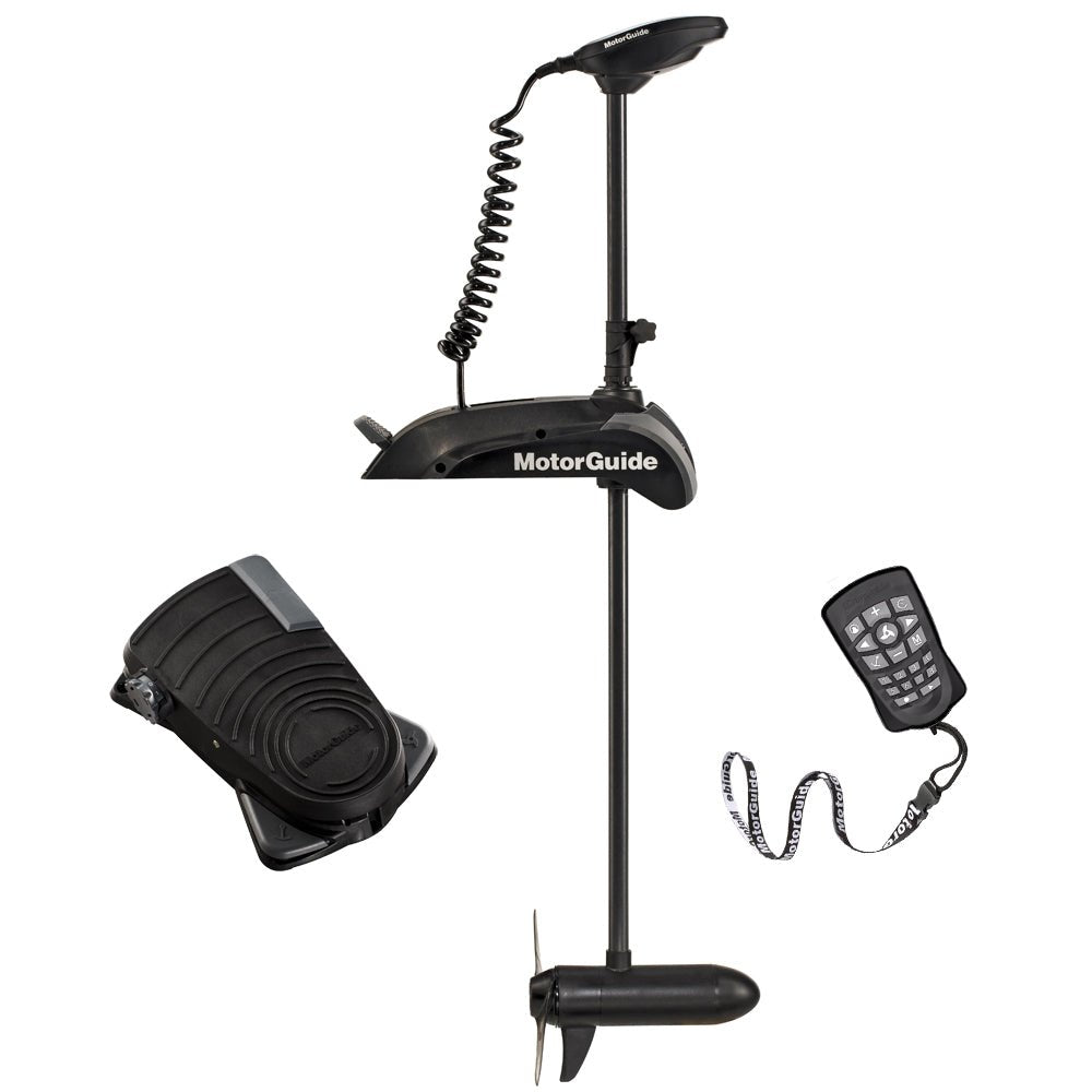 MotorGuide Xi5 Wireless Trolling Motor with GPS Remote and Wireless Pedal - 105 lbs, 60 - inch Shaft, 36V for Freshwater Fishing - 940800260 - Anchor Express