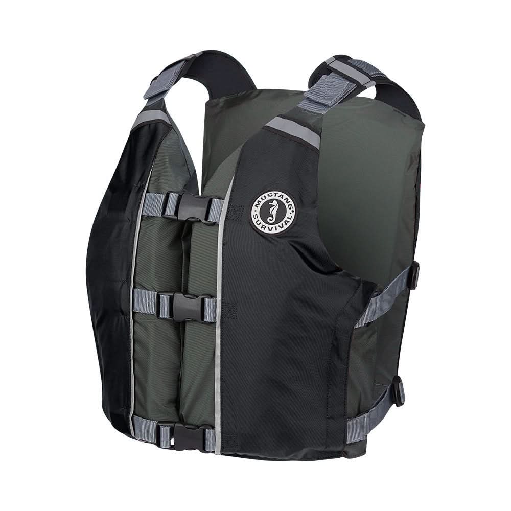 Mustang APF Foam Vest - Universal - Black/Grey - Anchor Express