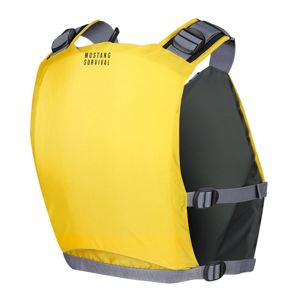 Mustang APF Foam Vest - Universal - Yellow/Grey - MV411102 - 222 - 0 - Anchor Express