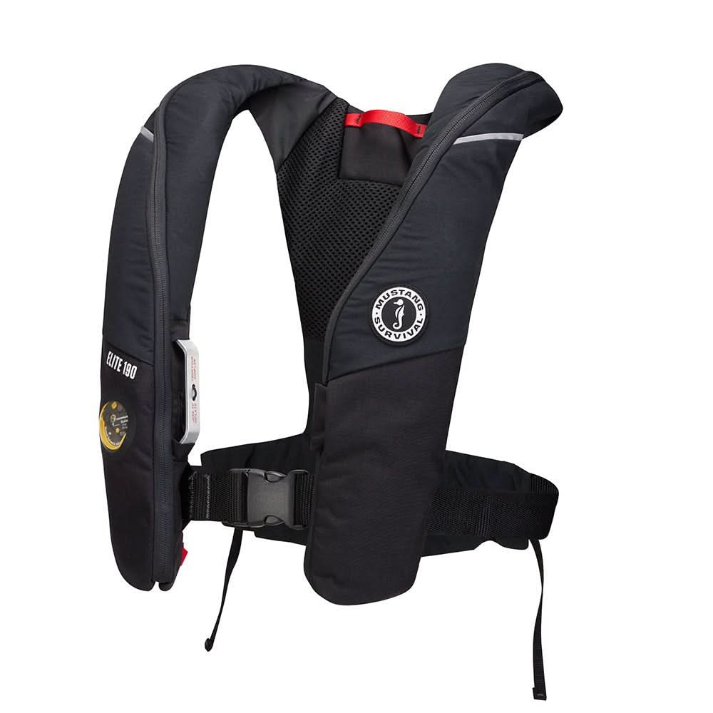 Mustang Elite 190 Offshore Inflatable PFD - Black - MD3170 - 13 - 0 - Anchor Express